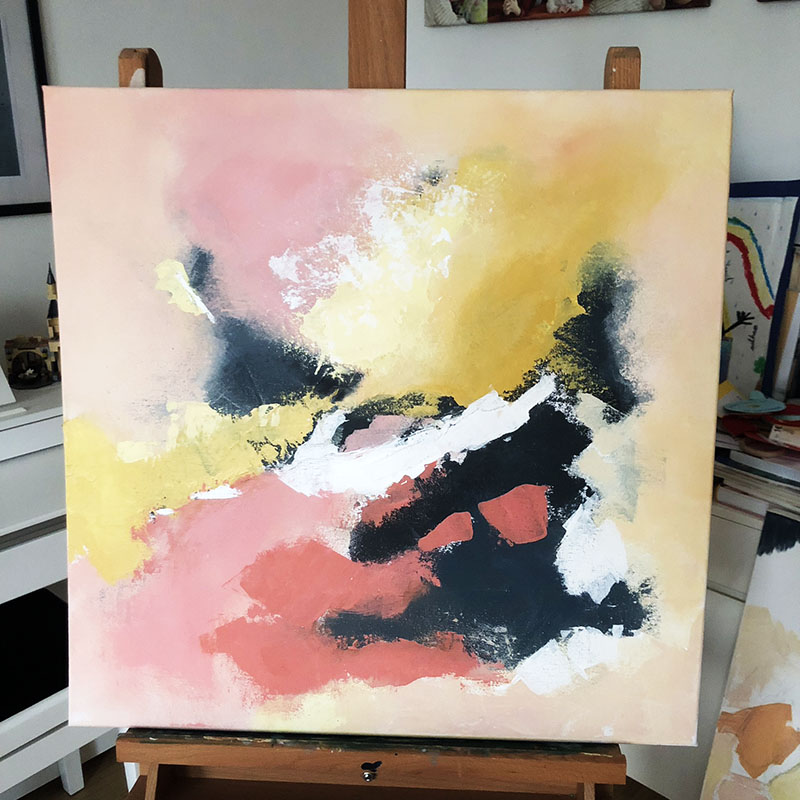 Acrylbild "Licht und Schatten"